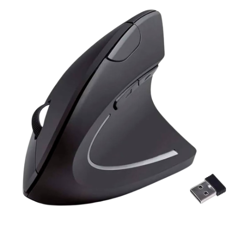 Mouse Optico Ergonomico Inalambrico 6 Botones